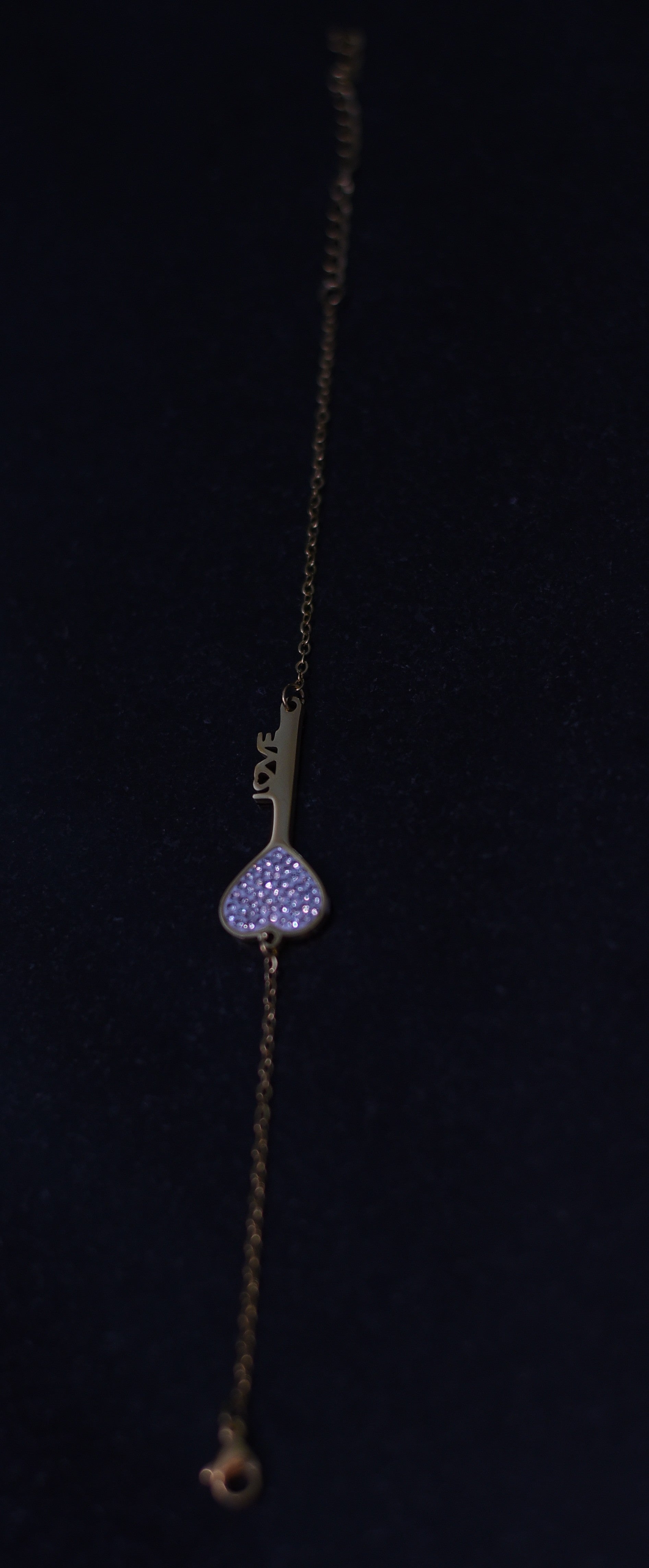 Classic Round Studded Bracelet with Zircon Silver925