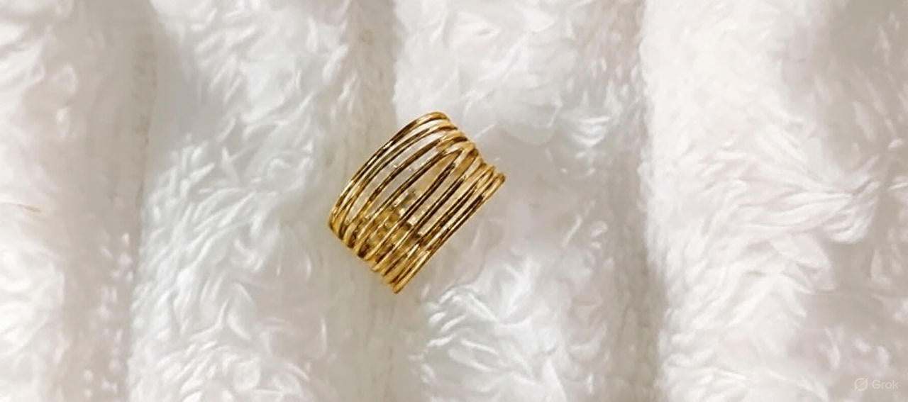 Luxe Stainless Steel Multi-Band Ring
