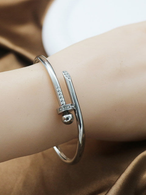 Stainless Steel Jewelry Sets Gold Color Crystal Bracelets for Women Girl