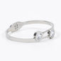 Hot Selling Fashion Simple Customizable Jewelry Gift Silver Plated Stainless Steel Charm Bracelet & Bangles for Women
