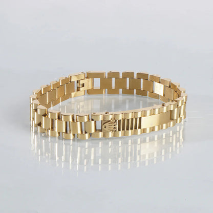 Mens Golden Chain Bracelet R