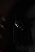 Ouz Kara Round Studded Bangle with Zircon Silver925