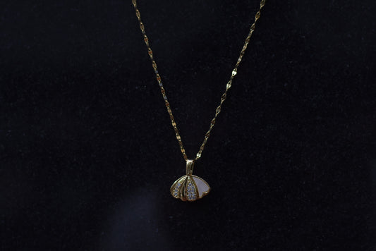 Spiritual Nade Ali Round Studded Necklace with Agate Silver925