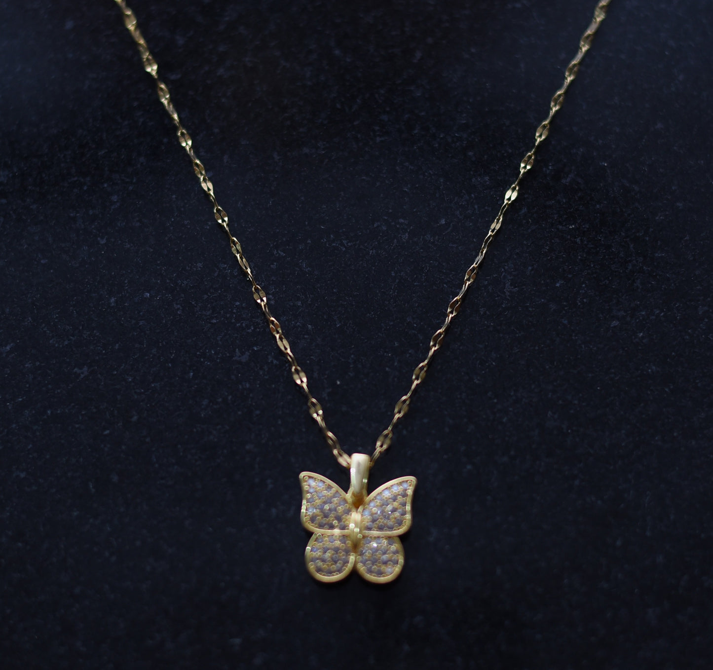 Butterfly Classic Abstract Mens Chain Silver925 Size-60