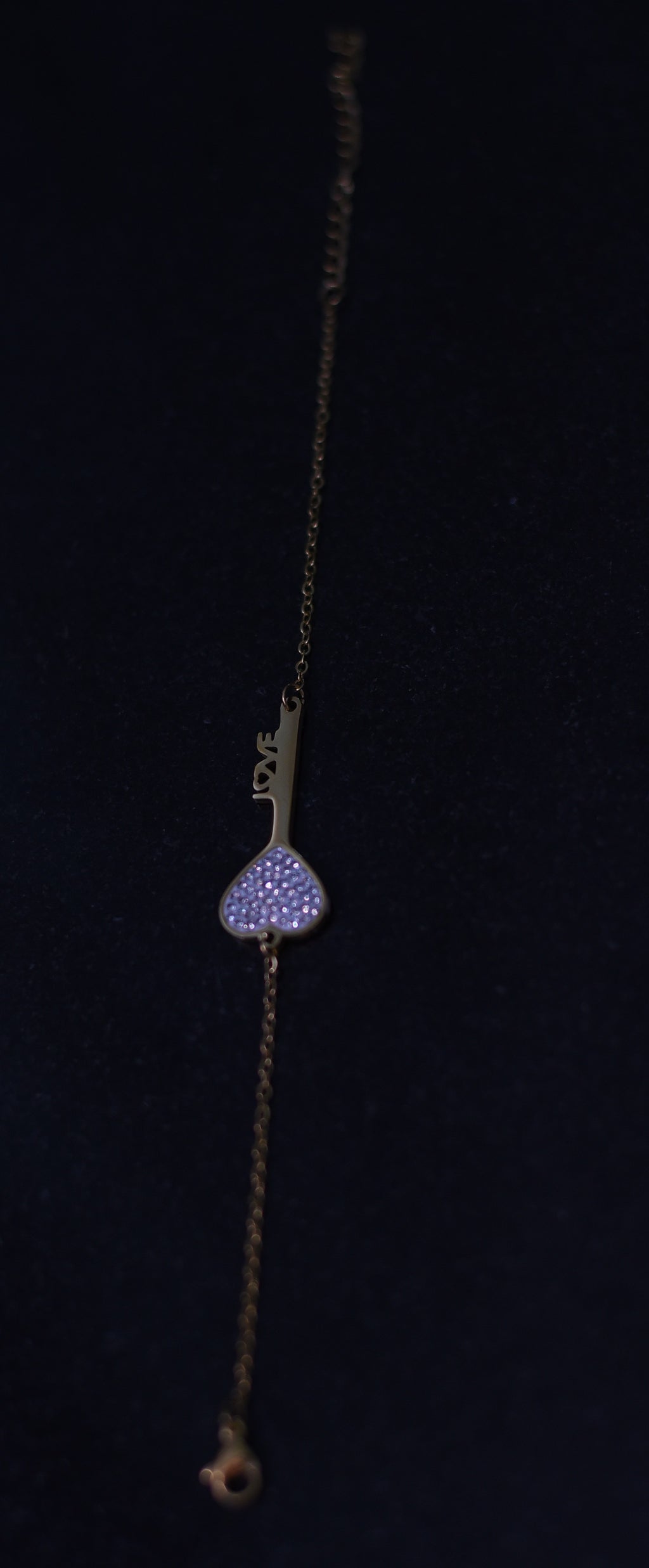 Classic Round Studded Bracelet with Zircon Silver925