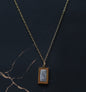 Soulful Classic Round Studded Necklace Onyx Silver925